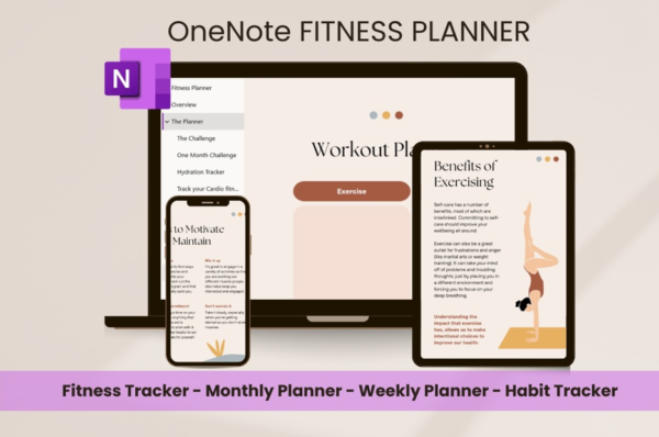 OneNote Fitness Planner