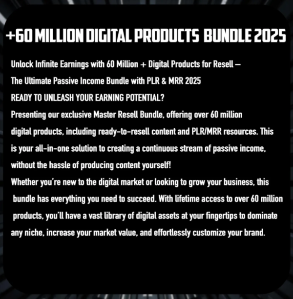 60 Million Digital Products – Image 3